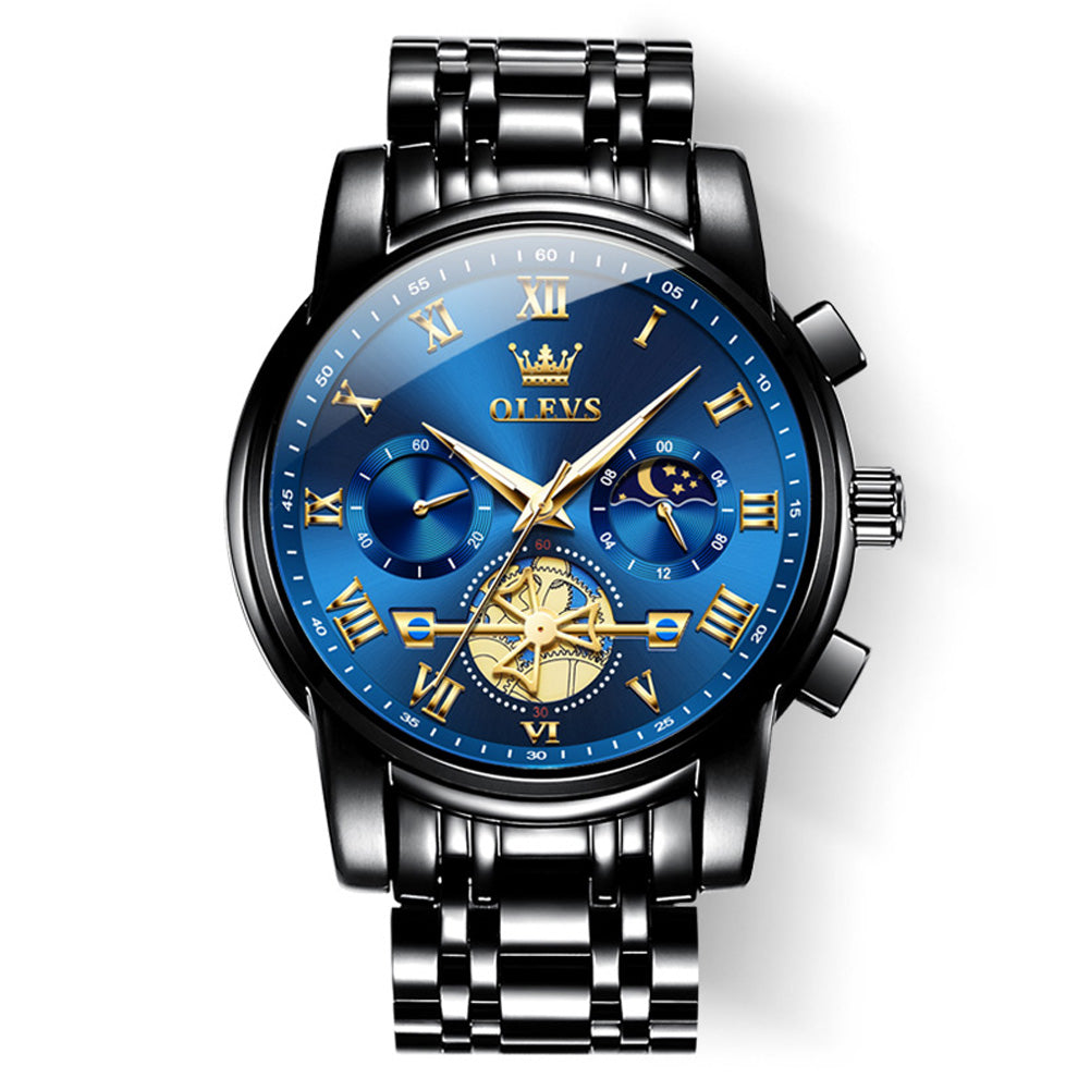 OLEVS 2859 Mens Watches Chronograph Dress Wrist Watch Waterproof Luminous Function