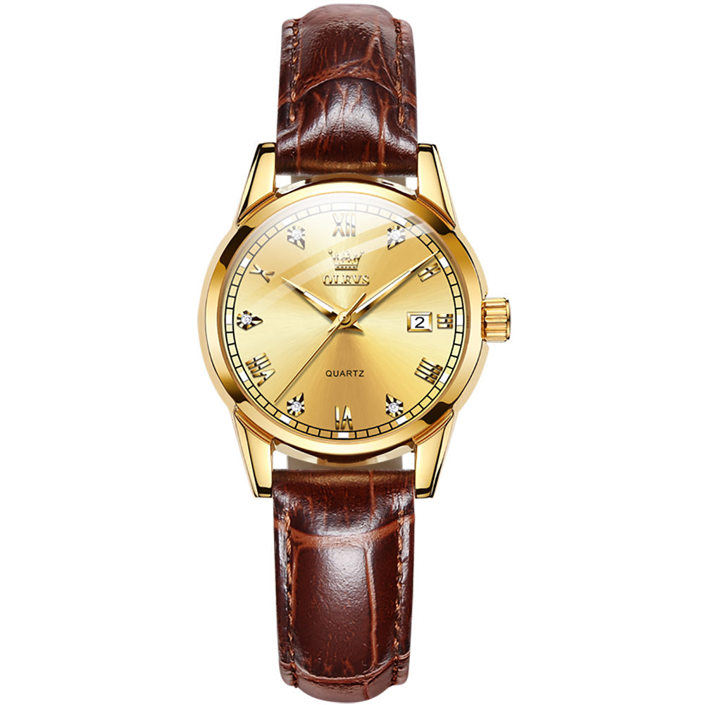 OLEVS 6896 Elegant Women's Watch: Classic Design, High Quality, Waterproof, Luminous
