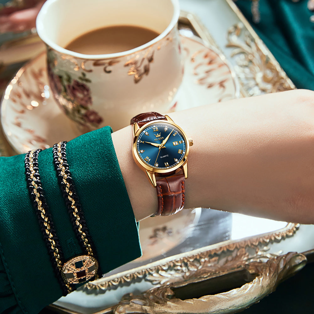 OLEVS 6896 Elegant Women's Watch: Classic Design, High Quality, Waterproof, Luminous