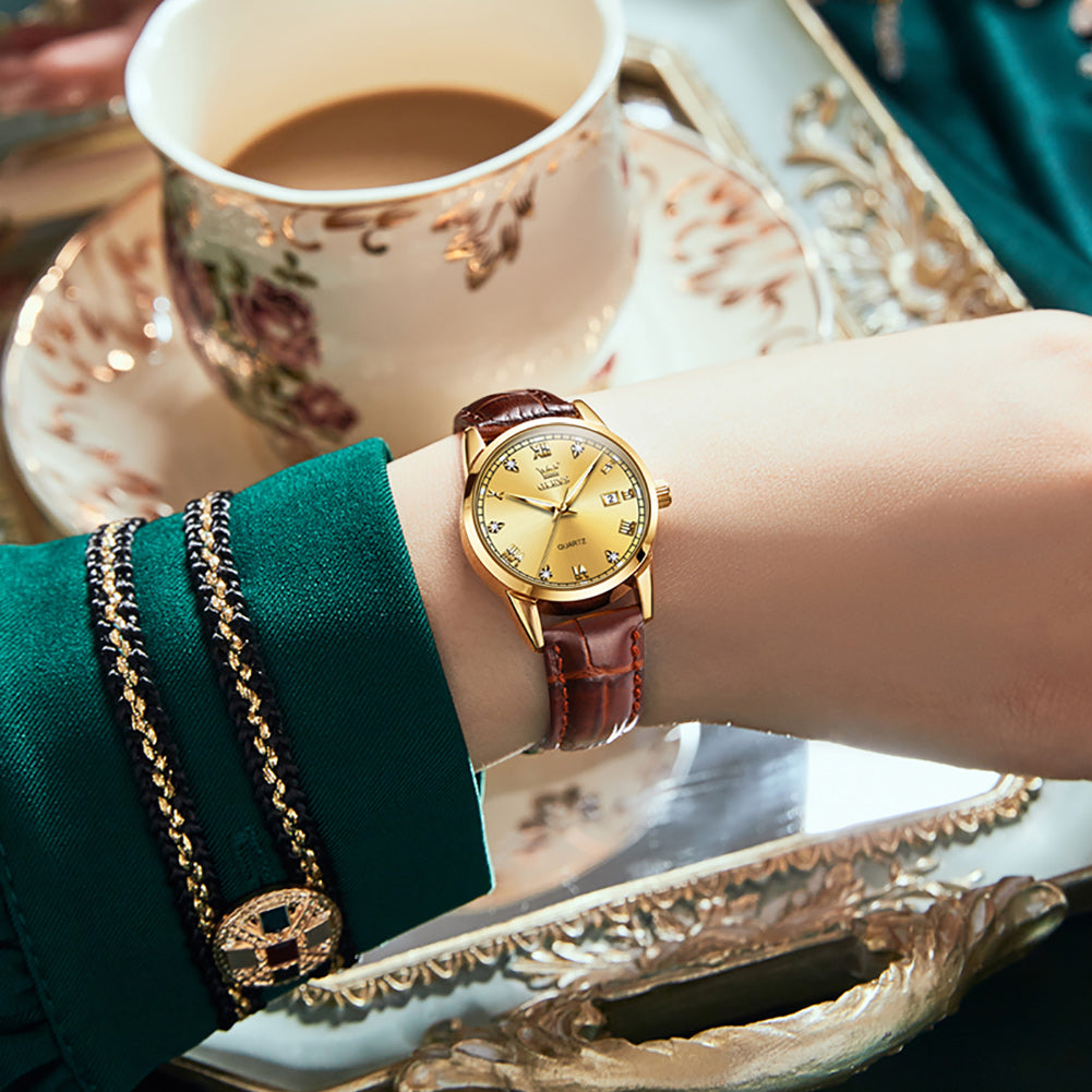 OLEVS 6896 Elegant Women's Watch: Classic Design, High Quality, Waterproof, Luminous