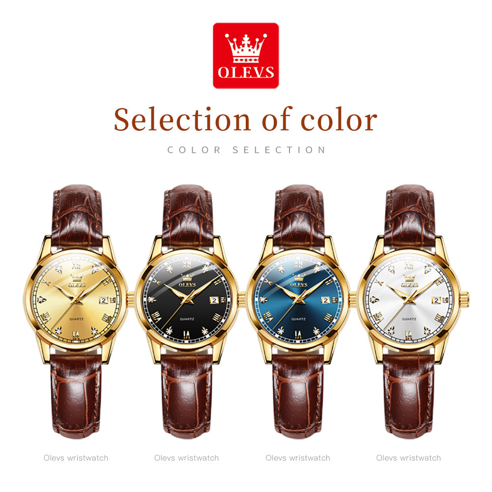 OLEVS 6896 Elegant Women's Watch: Classic Design, High Quality, Waterproof, Luminous